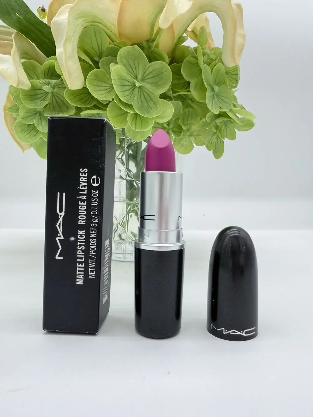 MAC Cosmetics Matte Lipstick Invite Intrigue 0.1 oz / 3g NIB